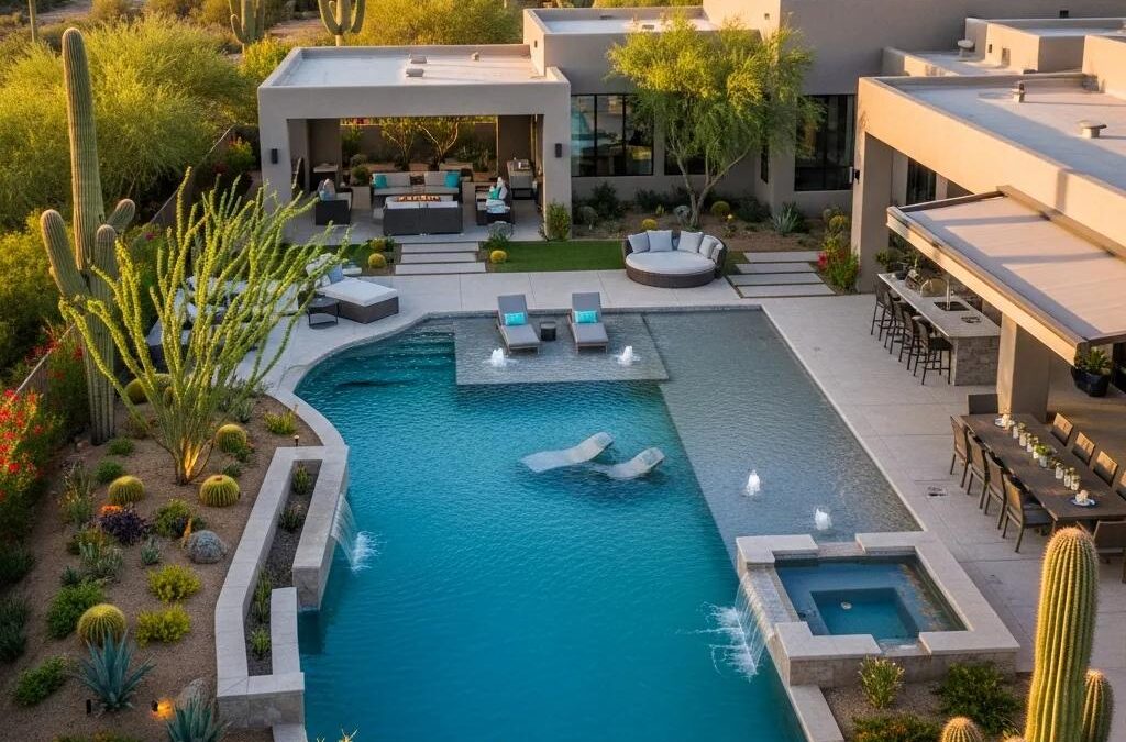 Scottsdale Luxury Oasis: High-End Pool & Landscape Case Study